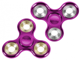 Turbo Spinner Metallic Look Farbig