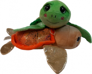 Schildkrte mit Glitzerpanzer