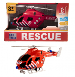 Feuerwehrhubschrauber mit Licht und Sound