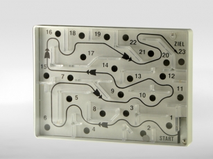 Riesen-Labyrinth-Spiel
