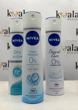 Nivea Deospray Kollektion