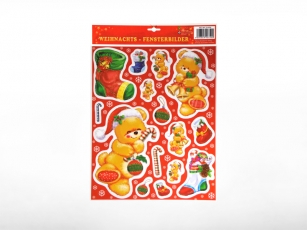 Weihnachtliche Fensterbilder