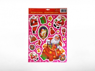 Weihnachtliche Fensterbilder