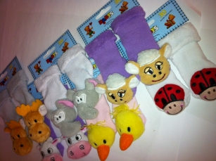 Baby Erstlingssckchen mit Rassel