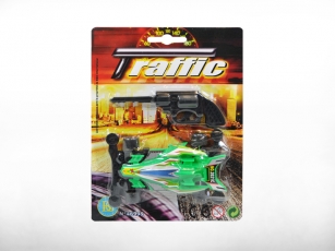 Rennauto mit Abschufunktion