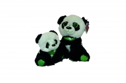 Panda sitzend mit Tuch gro