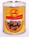 Minidosen Snack: Erdnüsse mit Schokoglasur