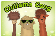 Frhstcksbrettchen Chillama Gang