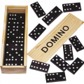 Domino in Holzbox