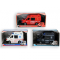 Polizei-Krankenwagen Feuerwehr