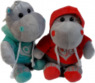 Hippo mit Hoody