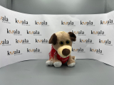 Hund mit Herz und Schleife